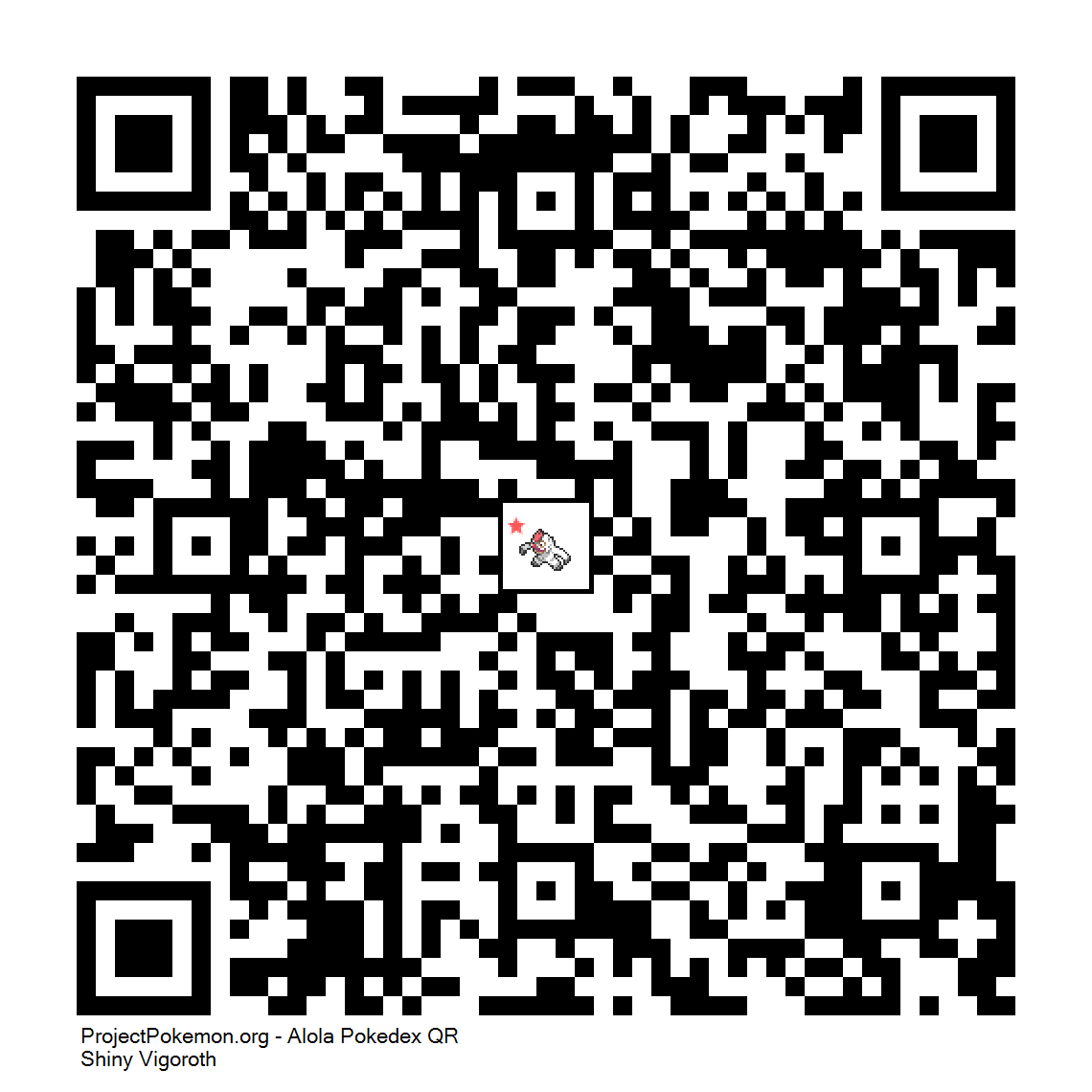 Cdigo QR de Vigoroth variocolor